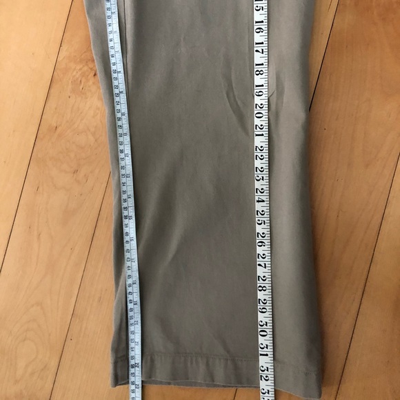 Garnet Hill Crop Chinos in Khaki Size 10 - Picture 8 of 8